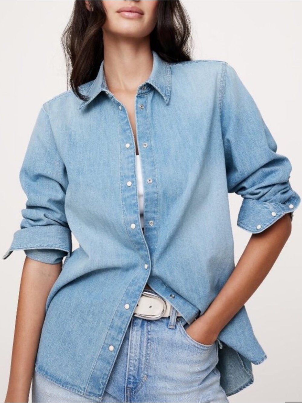 Banana Republic Denim Western Shirt
